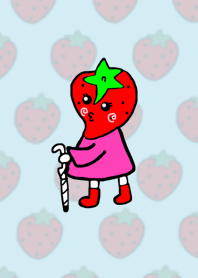 Strawberryes Berry chan.light blue1
