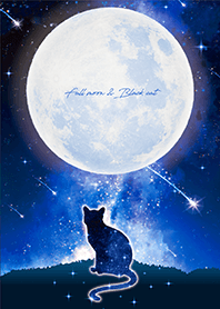 Bring good luck Full moon & Cat 2