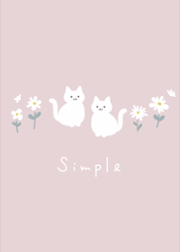 Cute cats and flowers, Scandinavian4.