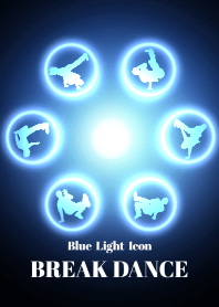 Blue Light Icon BREAK DANCE