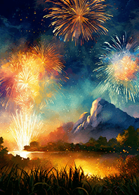 Beautiful Fireworks Theme#164