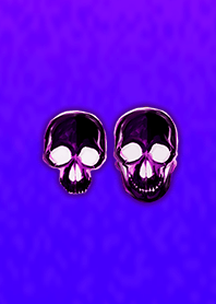 Black Purple Skull