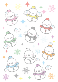 cute snowman theme2