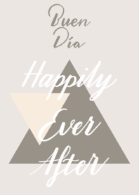 [Lettering] Happily Ever After-Linen
