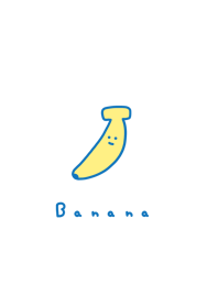 可愛的香蕉 / blue white yellow