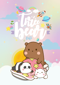 Three Bear Galaxy Cute