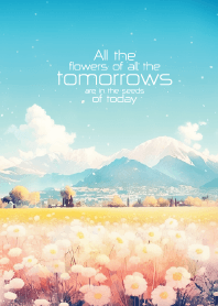 All the flowers are in seeds of today