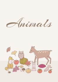 Animal 003-2 (Pink Beige)