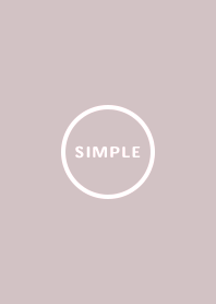 Dull pink simple circle06_2