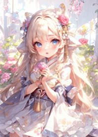 Sakura kimono girl