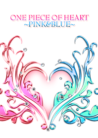 One piece of heart~pink&Blue~