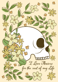 I Love Flowers Forever (yellow)