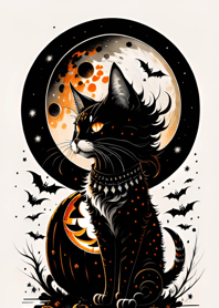 halloween cat 0E4531