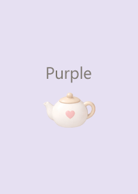 Puffy Teapot 4 | Purple