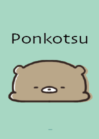 Mint Green : Summer bear Ponkotsu 3