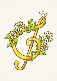 Golden Musical Notes