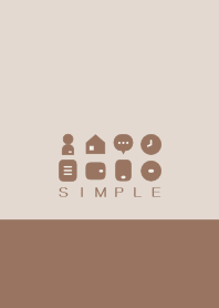 SIMPLE(beige brown)V.773b