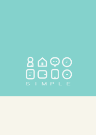 SIMPLE(beige green)V.823b