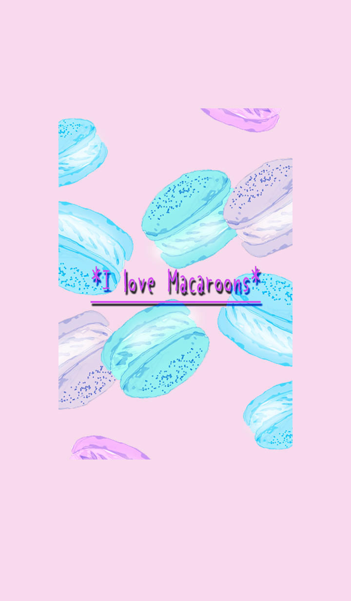 Love macaroons pink