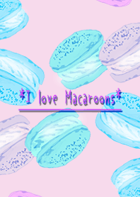 Love macaroons pink