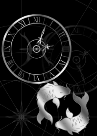 Star Chart, Clock and Pisces JPN