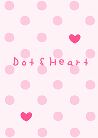 Dot & Heart*girly pink