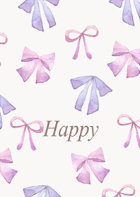 Adult cute watercolor ribbon14