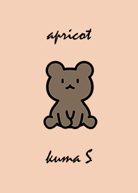 sitting bear S apricot.