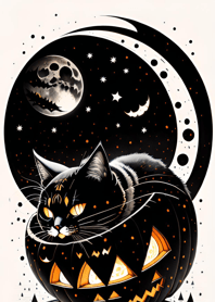 halloween cat b94203
