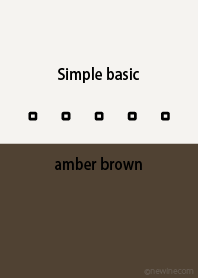Simple basic amber brown