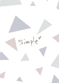 シンプル大人 三角15