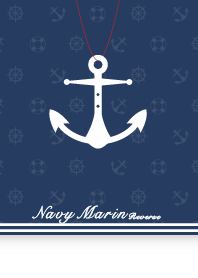 ネイビーマリン リバース 赤い糸.