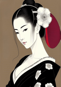 Kimono girl C910AB