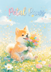 น้องหมากับดอกไม้ V.1