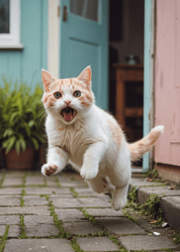 Cats run wild #GPJaN04.