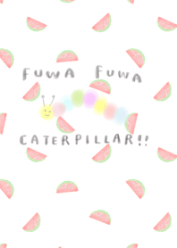 Pastel Fluffy Caterpillar.