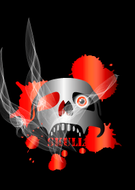 Red eye and Smoking Skull