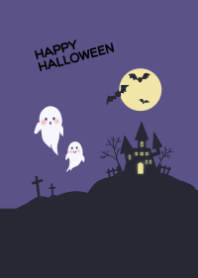 Happy Halloween / purple ver.2