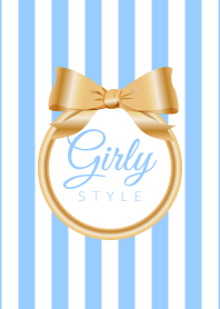 Girly Style-GOLDStripes-ver.17