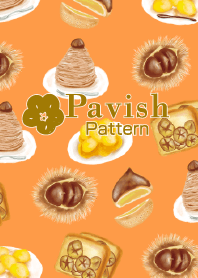 Chestnut dessert-Pavish Pattern-