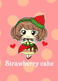 Strawberry cake party!!