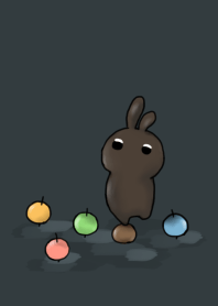 rabbit staring- float
