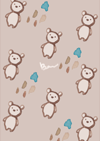 A laid-back cute bear2.