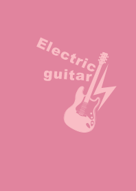Electricguitar Pale cherry pink