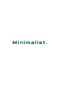 Minimalist THEME @70