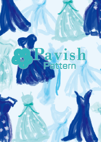 Something Blue--Pavish Pattern--