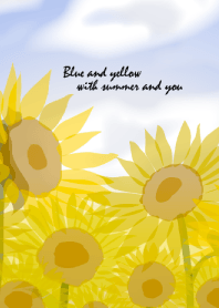 Blue and yellow with summer and you 1