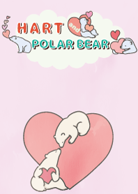 Heart and polar bear