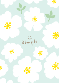 white flowers leaves healing time7 Japan