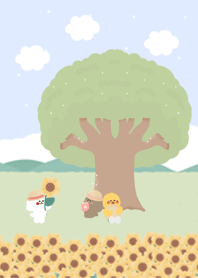 Fluffpuffy : แฮปปี้ในทุ่งดอกไม้